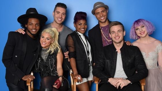 American Idol Top 7 contestants on Season 14
