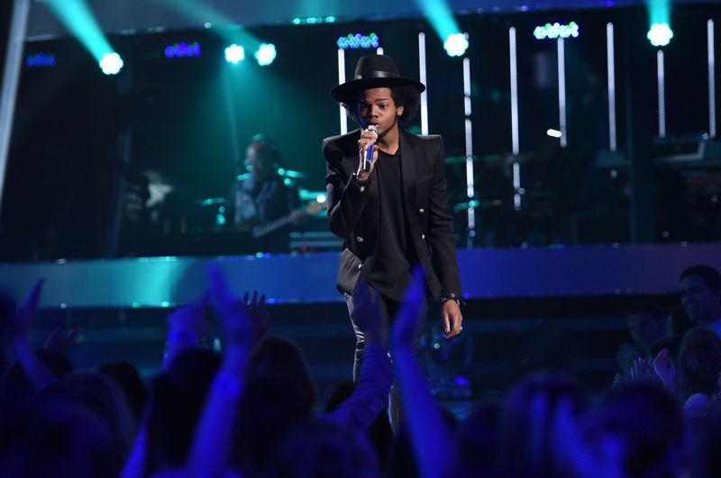 Quentin Alexander performs on AMERICAN IDOL 2015