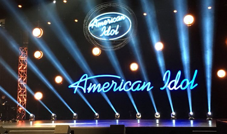 American Idol 2016 stage at Hollywood Week