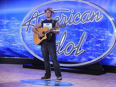 AMERICAN IDOL: Chris "C.J." Johnson performs in front of the Judges on AMERICAN IDOL airing Thursday, Jan. 14 (8:00-10:00 PM ET/PT) on FOX. © 2016 Fox Broadcasting Co. CR: Ray Mickshaw / FOX.