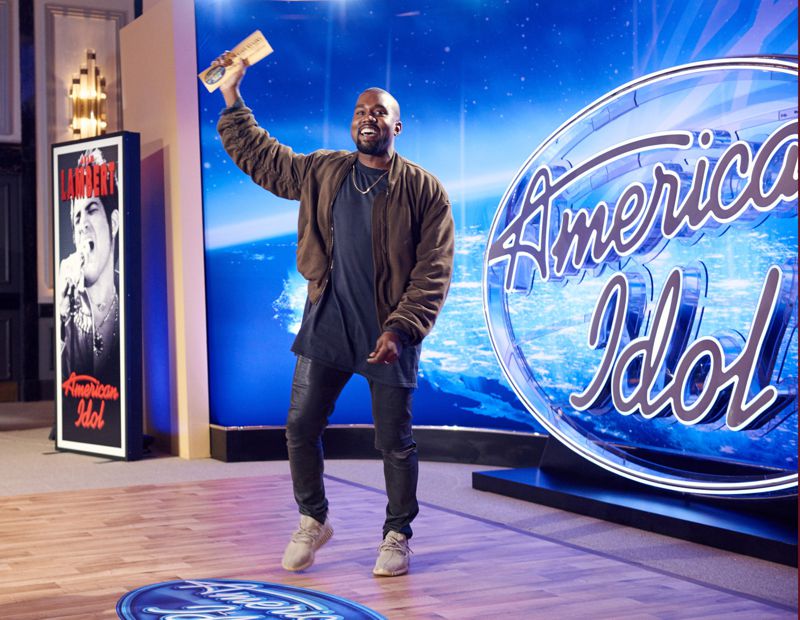 Kanye West surpises the Judges and Ryan on AMERICAN IDOL – 01