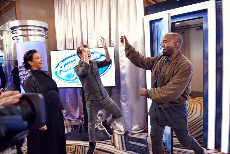 Kanye West surpises the Judges and Ryan on AMERICAN IDOL – 03