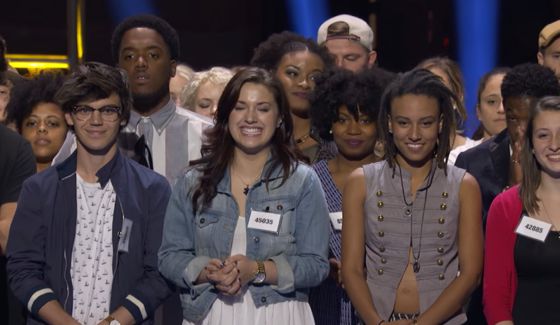 American Idol Hopefuls in Hollywood