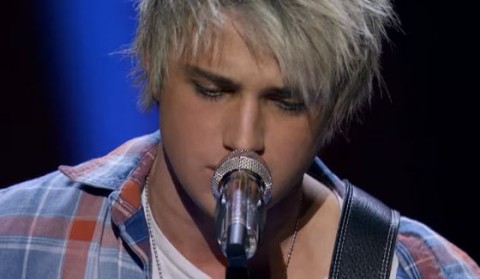 Dalton Rapattoni performs at Hollywood on American Idol 2016