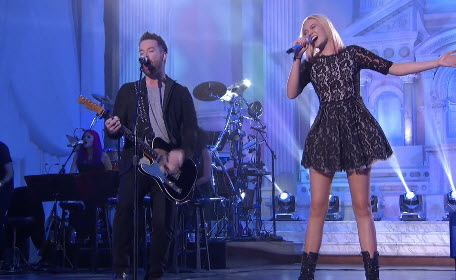 David Cook and Olivia Rox American Idol Top 24 duet (FOX)