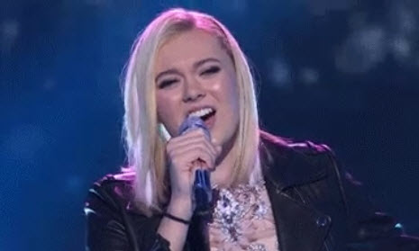 Olivia Rox performs on American Idol 2016