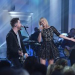 David Cook with contestant Olivia Rox
