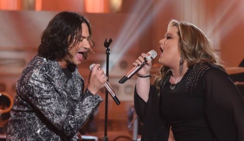 Shelbie Zora & Constantine Maroulis duet on American Idol 2016