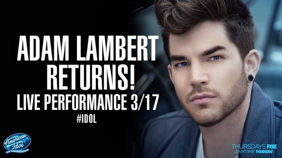 Adam Lambert returns to American Idol 2016