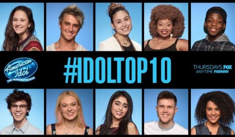 American Idol Top 10 on Season 15