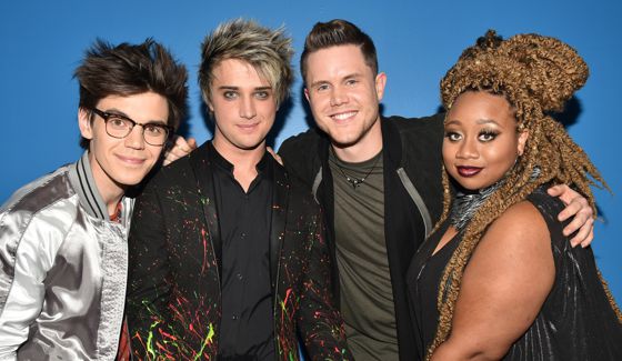 Top 4 contestants on American Idol 2016