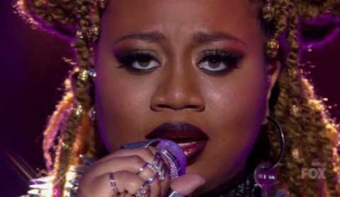 La'Porsha Renae performs on American Idol 2016