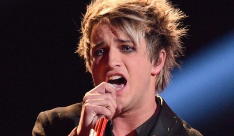 Dalton Rapattoni sings on the American Idol stage