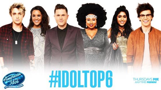 American Idol 2016 Top 6 contestants