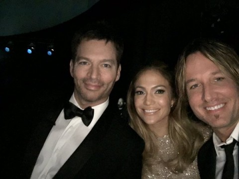 The final American Idol judges on the last night of the series. (FOX)