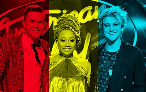 AMERICAN IDOL: Top 3 Revealed: L-R: Contestants Trent Harmon, La'Porsha Renae and Dalton Rapattoni on AMERICAN IDOL airing Thursday, March 31 (8:00-10:00 PM ET/PT) on FOX. © 2016 FOX Broadcasting Co. Cr: Michael Becker/ FOX. This image is embargoed until Thursday, March 31,10:00PM PT / 1:00AM ET