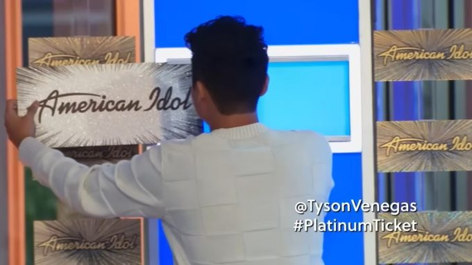 Tyson Venegas receives platinum ticket on American Idol 2023