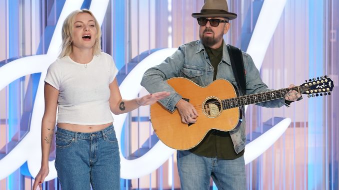 Kaya Stewart, Dave Stewart on American Idol 2023