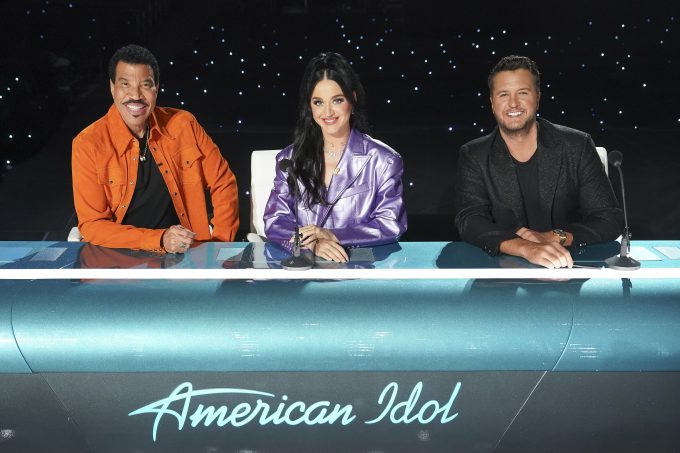 Lionel Richie, Katy Perry, Luke Bryan on American Idol