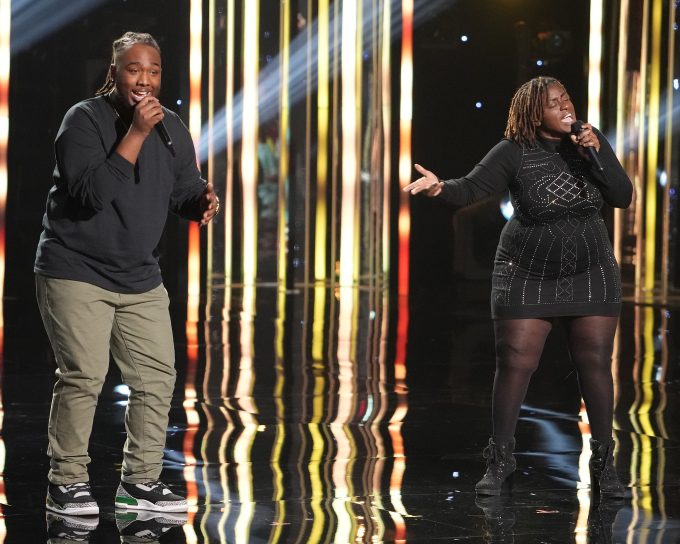 Elijah McCormick and Lucy Love on American Idol 2023