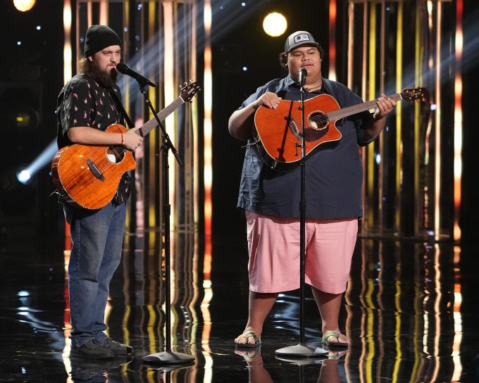 Oliver Steele and Iam Tongi on American Idol 2023