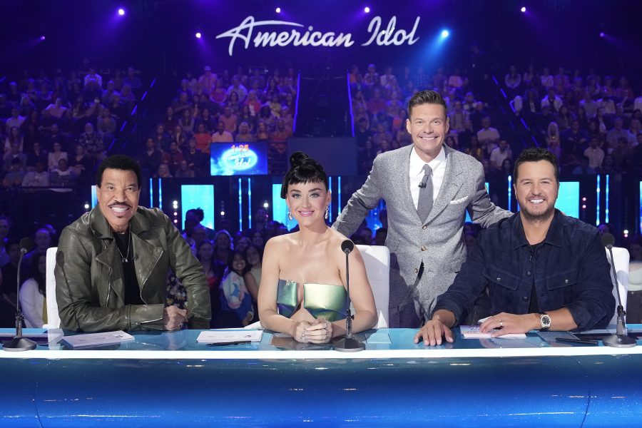 LIONEL RICHIE, RYAN SEACREST, KATY PERRY, LUKE BRYAN on American Idol