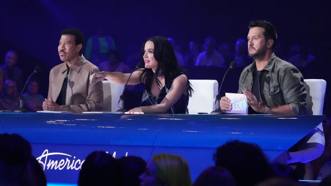LIONEL RICHIE, KATY PERRY, LUKE BRYAN on American Idol