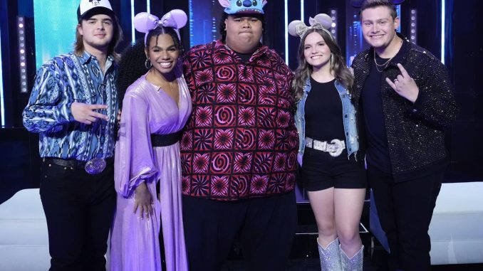 American Idol Top 5 Disney Night